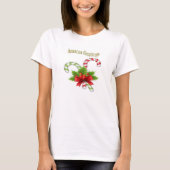 Candy Cane Christmas T-shirt (Voorkant)
