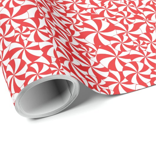 Candy Cane Christmas Wrapping Paper Xmas Wrap Cadeaupapier (Rol Hoek)
