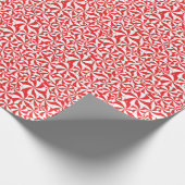 Candy Cane Christmas Wrapping Paper Xmas Wrap Cadeaupapier (Hoek)