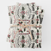 Candy Cane Co. Inpakpapier Vel (In situ)