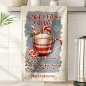 Candy Cane Cocoa Christmas Cocktail Recept Aangepa Theedoek