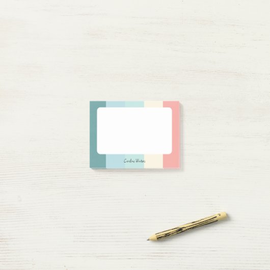 Candy Cane Color geblokkeerd Post-it Notes (Op bureau)