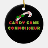 Candy Cane Connoisseur Keepomwille Ornament (Voorkant)