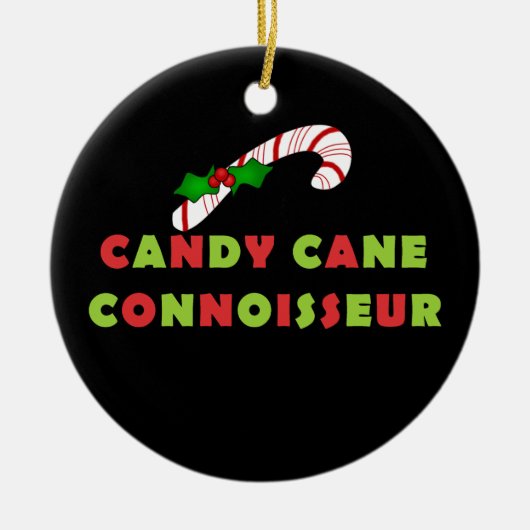 Candy Cane Connoisseur Keepomwille Ornament (Voorkant)