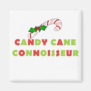 Candy Cane Connoissuer Tshirts en geschenken Magneet