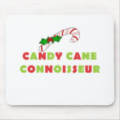 Candy Cane Connoissuer Tshirts en geschenken Muismat (Voorkant)