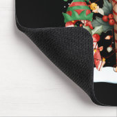 Candy Cane Crew Christmas Elf Hat Santa Holiday De Muismat (Hoek)