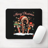 Candy Cane Crew Christmas Elf Hat Santa Holiday De Muismat (Met muis)