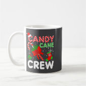 Candy Cane Crew Christmas Funny Xmas Matching Fami Koffiemok (Links)