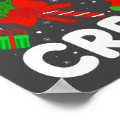 Candy Cane Crew Christmas Funny Xmas Matching Fami Poster (Hoek)