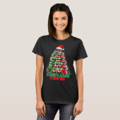Candy Cane Crew Christmas Funny Xmas Matching Fami T-shirt (Voorkant volledig)