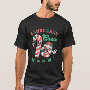 Candy Cane Crew Christmas Xmas Liefde Snoep Boys G T-shirt