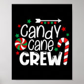 Candy Cane Crew Christmas Xmas Love Candy Boys Gir Poster (Voorkant)