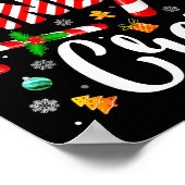 Candy Cane Crew Christmas Xmas Love Candy Boys Gir Poster (Hoek)