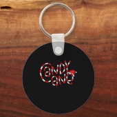 Candy Cane Crew Christmas Xmas Love Candy Boys Gir Sleutelhanger (Voorkant)