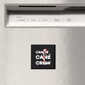 Candy Cane Crew Fun Christmas Snoep Liefhebber Dan Magneet (Insitu (Vaatwasser))