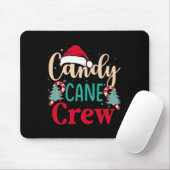 Candy Cane Crew Fun Christmas Snoep Lover Xmas Wom Muismat (Met muis)