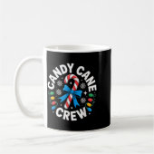 Candy Cane Crew Funny Christmas Candy Lover X-mas Koffiemok (Links)
