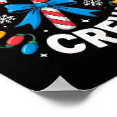 Candy Cane Crew Funny Christmas Candy Lover X-mas Poster (Hoek)