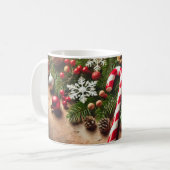 Candy Cane Crew Funny Family Snoep Love Coffee Mok (Voorkant links)