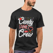 Candy Cane Crew Funny Kerstmis Snoep Lover X Mas T-shirt (Voorkant)