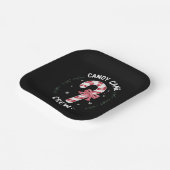 Candy Cane Crew Funny Snoep Lover Xmas Papieren Bordje (Gebogen)
