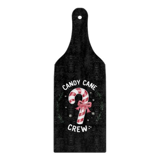 Candy Cane Crew Funny Snoep Lover Xmas Snijplank (Voorkant)