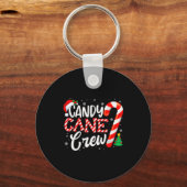 Candy Cane Crew Funny Xmas Christmas Pajamas Men W Sleutelhanger (Voorkant)