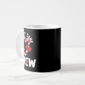 Candy Cane Crew Grappig Kerst Zoete Snoep Kerstmis Koffiemok (Voorkant links)