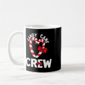 Candy Cane Crew Grappig Kerst Zoete Snoep Kerstmis Koffiemok (Links)