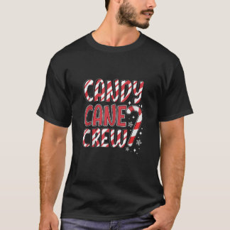 Candy Cane Crew Grappige Kerst Candy Cane Love Fa T-shirt