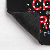 Candy Cane Crew Grappige Kerst Kerstliefhebber Ker Muismat (Hoek)