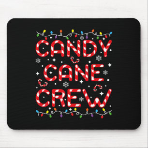 Candy Cane Crew Grappige Kerst Kerstliefhebber Ker Muismat