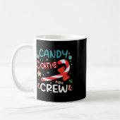 Candy Cane Crew Kerst Candy Cane Lover Xmas Pa Koffiemok (Links)