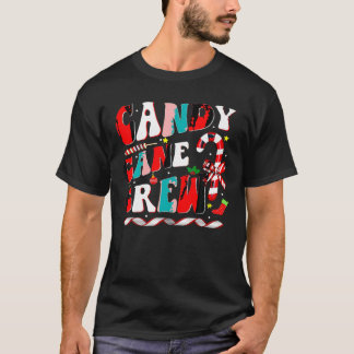 Candy Cane Crew Kerst Snoep Lover X Mas Boys G T-shirt