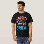 Candy Cane Crew Kerst Xmas Liefde Snoep T-shirt (Voorkant volledig)