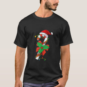 Candy Cane Crew Kerstmis 2023 voor Kids Jongens T-shirt