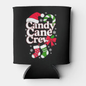 Candy Cane Crew Kerstmis Sinterklaas Hoed Sneeuwvl Blikjeskoeler (Voorkant)