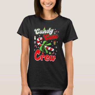 Candy Cane Crew Kerstsnoep X mas T-shirt