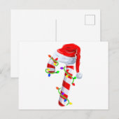 Candy Cane Crew Kerstverlichting Familie Matching  Briefkaart (Voorkant / Achterkant)