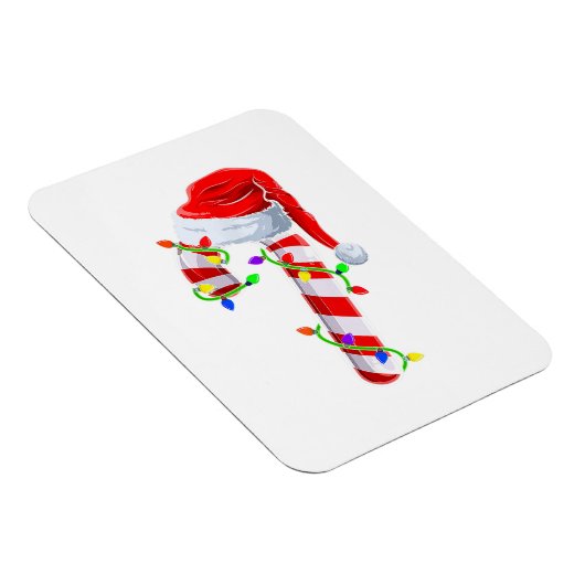 Candy Cane Crew Kerstverlichting Familie Matching Magneet (Rechterzijde)