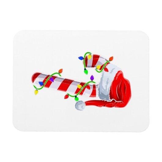 Candy Cane Crew Kerstverlichting Familie Matching  Magneet (Horizontaal)