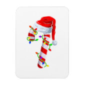 Candy Cane Crew Kerstverlichting Familie Matching Magneet (Verticaal)