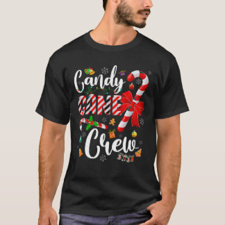 Candy Cane Crew Kerstverlichting Familie Matching T-shirt