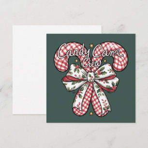 Candy Cane Crew Keurige Kerst Vakantie Feestdagenkaart