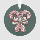Candy Cane Crew Keurige Kerst Vakantie Ornament (voorkant)