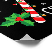 Candy Cane Crew Leuk Kerst Kerstsnoep Liefhebber K Poster (Hoek)