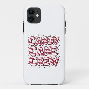 Candy Cane Crew Liefhebber Kerstmis Pyjama Case-Mate iPhone Case