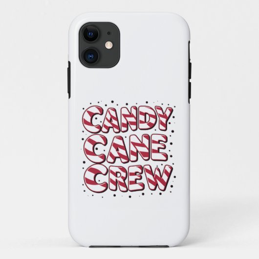 Candy Cane Crew Liefhebber Kerstmis Xmas Pyjama Case-Mate iPhone Case (Achterkant)
