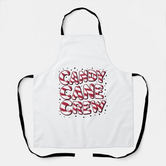 Candy Cane Crew Liefhebber Kerstmis Xmas Pyjama Schort (Voorkant)